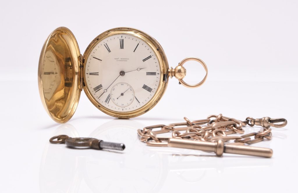 Robert Roskells hunter pocket watch