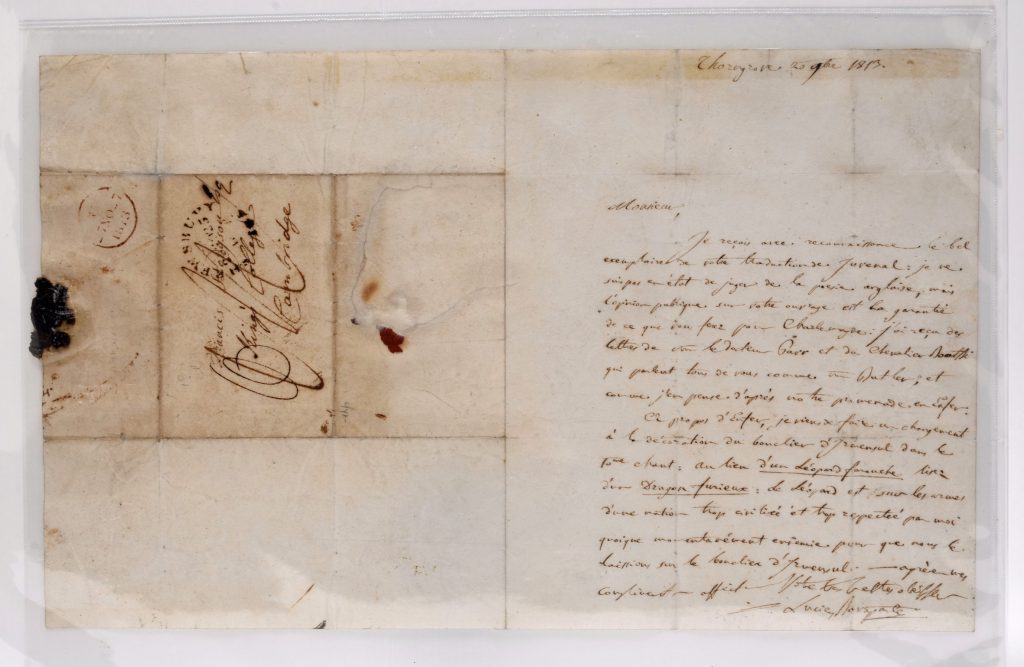 Lucien Bonaparte letter