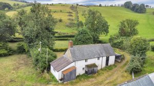 Llysty Farrm House aerial shot