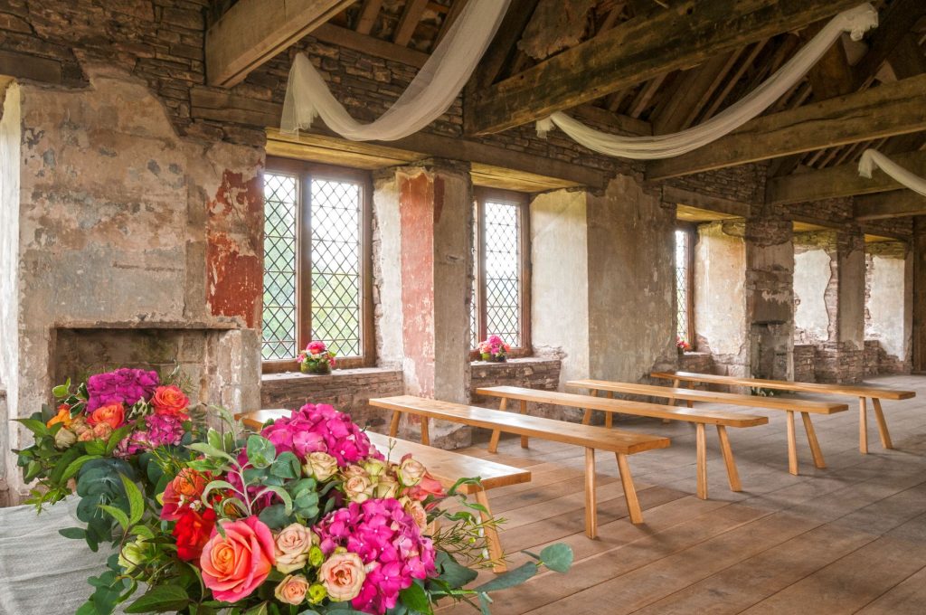 Wedding at Tretower Court