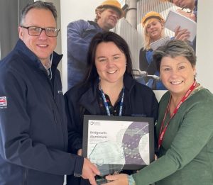 Adrian Musgrave, Abbey Deane (Bridgnorth Aluminium) and Sonia Roberts (Shropshire Community Foundation) (1)